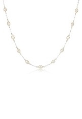 elegant lovely silver chain baby necklace